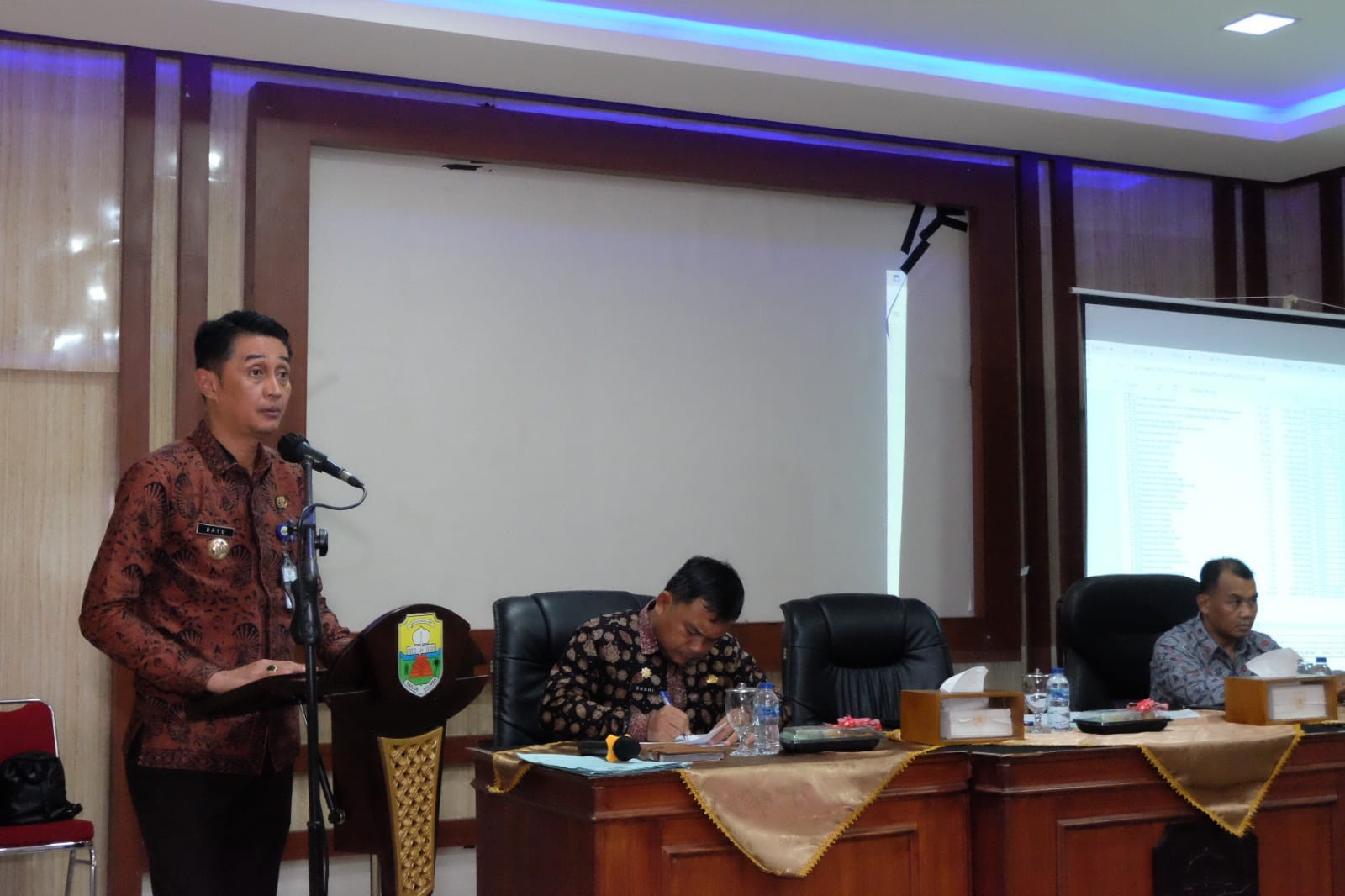 Rapat Rakoorlak Pj Bupati Bachyuni Lakukan Penyerapan Anggaran Secara