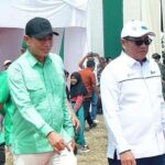 Bupati Batanghari Sambut Hangat Kedatangan Wamentan dan Gubernur Jambi di Apel Siaga Brigade Pangan